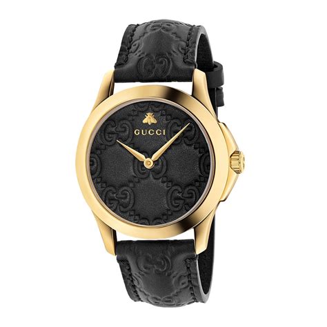 gucci black gold watch|gucci watches for women gold.